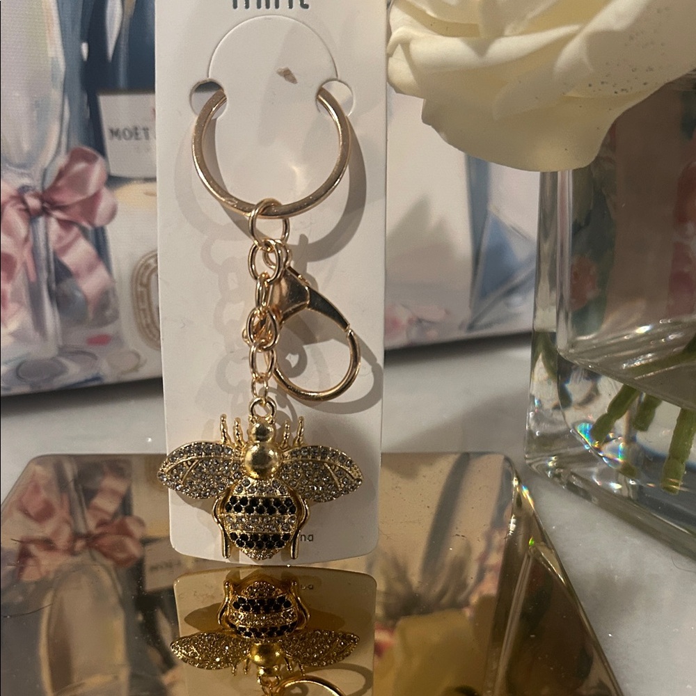 Gold Bee Keychain/Bagcharm